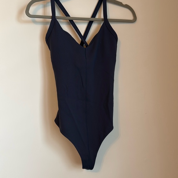 Athleta navy blue bodysuit - Picture 1 of 4